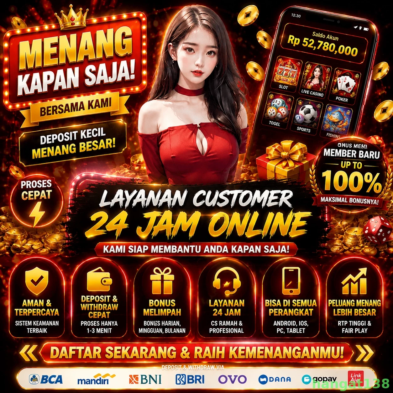 Berbagai Jenis Permainan yang Tersedia di hangat138